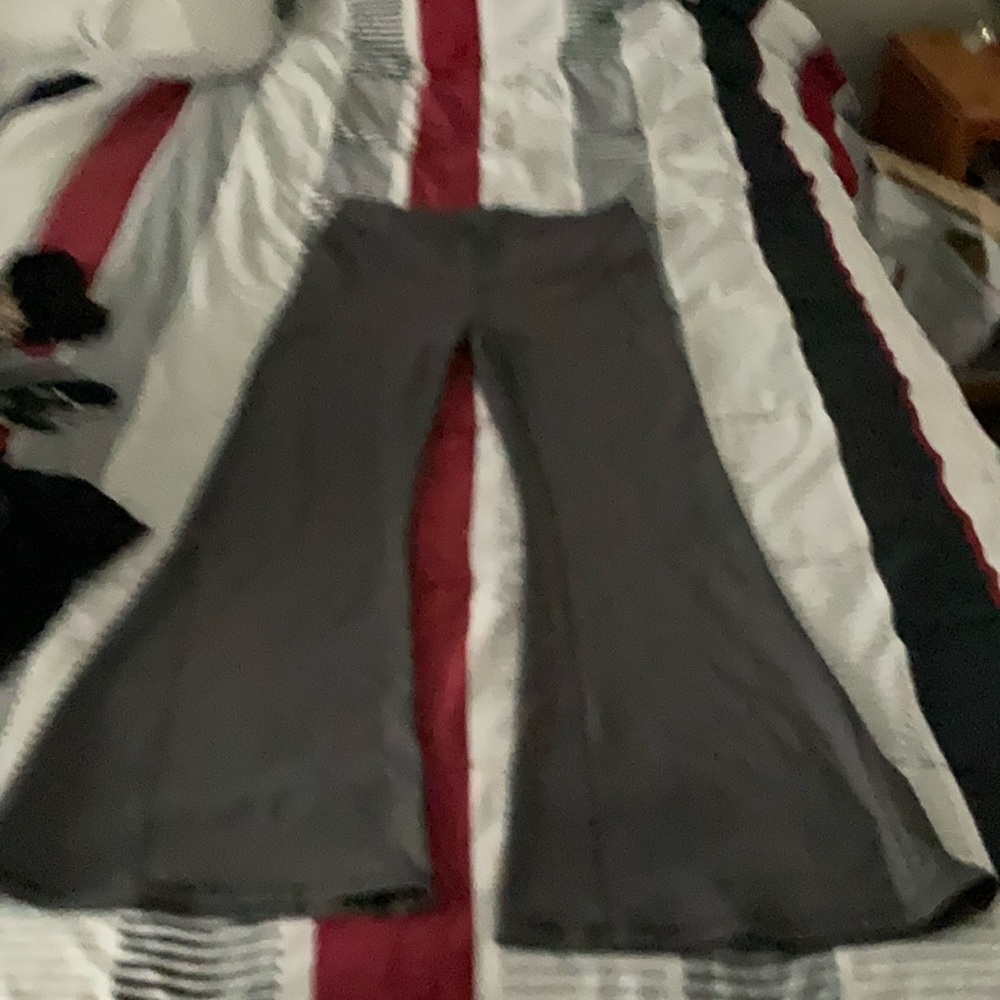 Fabletics Dark Gray Flare Pants